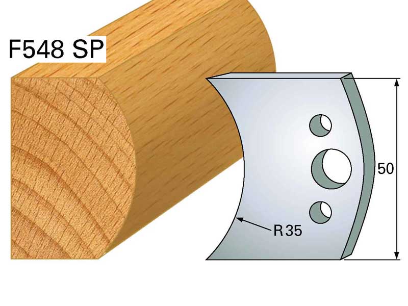 Profilmesser HOLZPROFI 50x4mm Nr.548