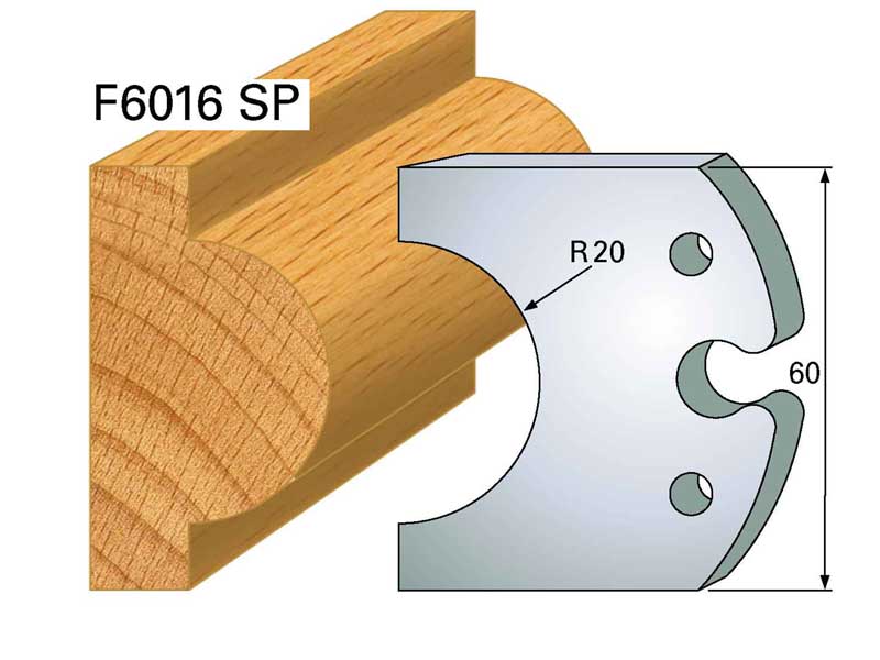 Profilmesser HOLZPROFI 60x5,5mm Nr.6016