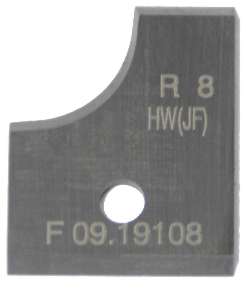 Profilmesser HM für HP Multiradiusfräser FW39  R 8