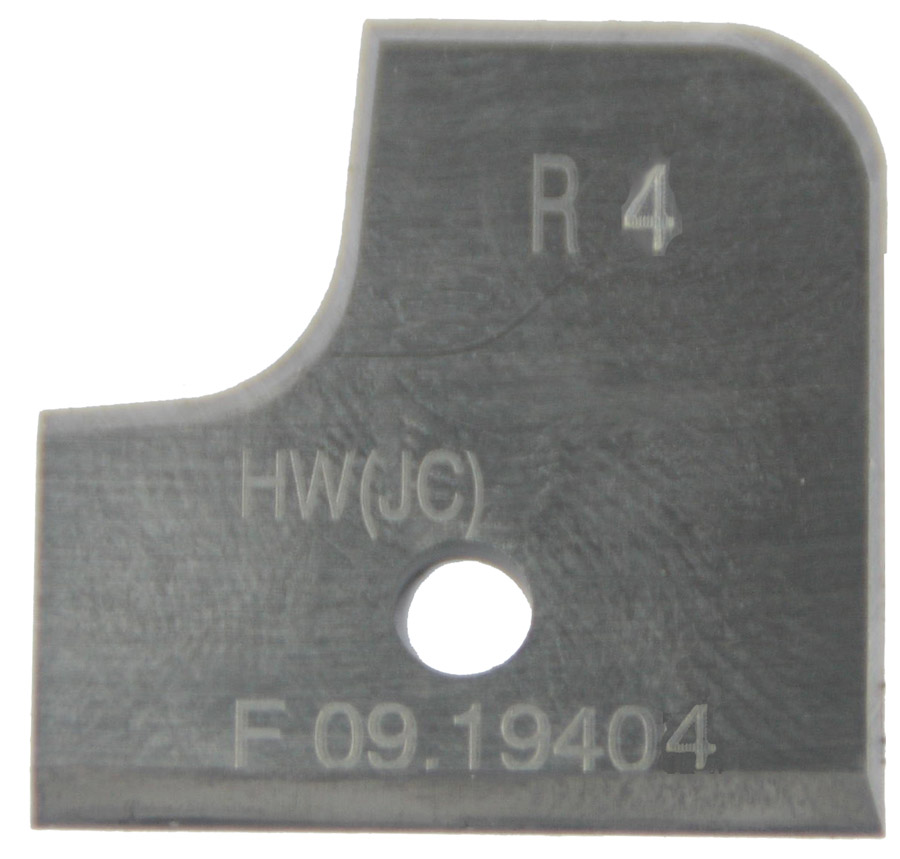 Messer HM für Abrund‑Hohlkehlenfräser FW39A  R 4
