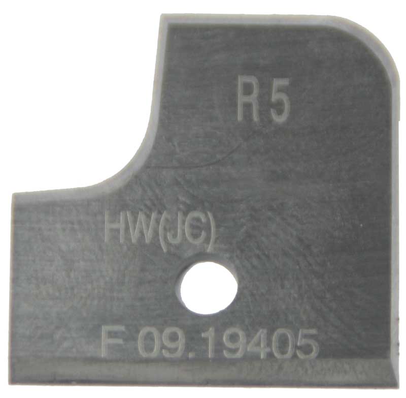 Messer HM für Abrund‑Hohlkehlenfräser FW39A  R 5